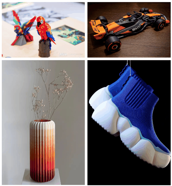 Snapmaker消费级换头3D打印机U1打印作品