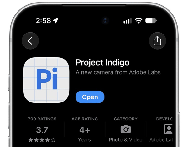 图｜Indigo 为免费软件，可切换至美区、港区等 App Store 下载