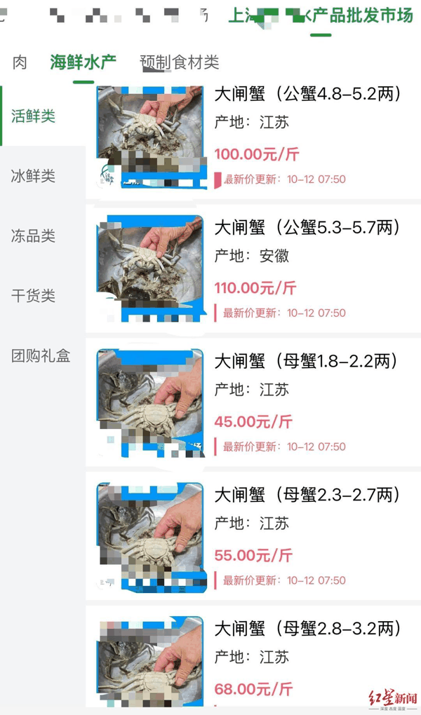▲批发市场采购报价