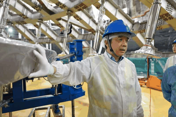 王贻芳从事中微子研究40余年。受访者供图