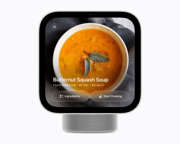 图｜Apple，HomeView 的食谱界面
