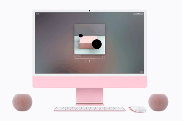 图｜Apple，HomePod mini 2 搭配 Mac