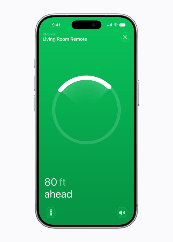 图｜Apple，通过 iPhone 精确查找 Siri Remote