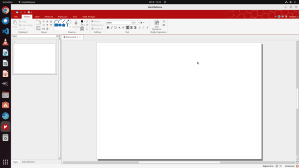 图 3｜科研软件范例 Mnova，界面和 PowerPoint 非常相似，也是模型理解软件操作的障碍之一。
