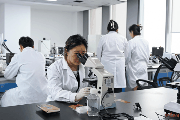 ▲位于未来医学城的四川迪亚生物科技集团有限公司实验室