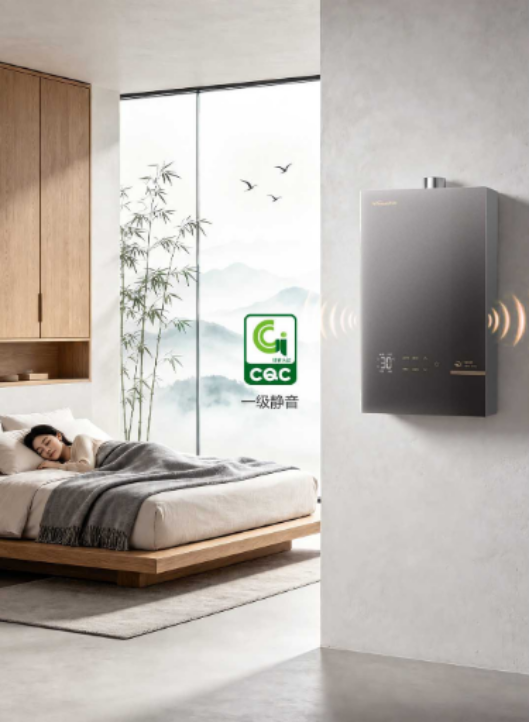 图：万和超薄燃气热水器AIR X2示意图