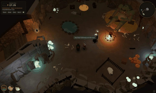▲由 Claude Chat 制作的 RPG 游戏 Eberwick。图片来源：simonwillison.net