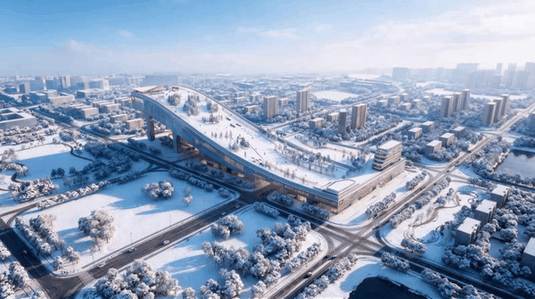 北京热雪奇迹冰雪项目效果图。受访者供图