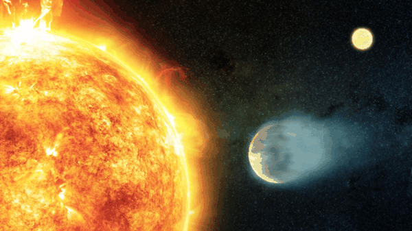 模型揭秘 地球或曾有个兄弟被太阳吞噬了